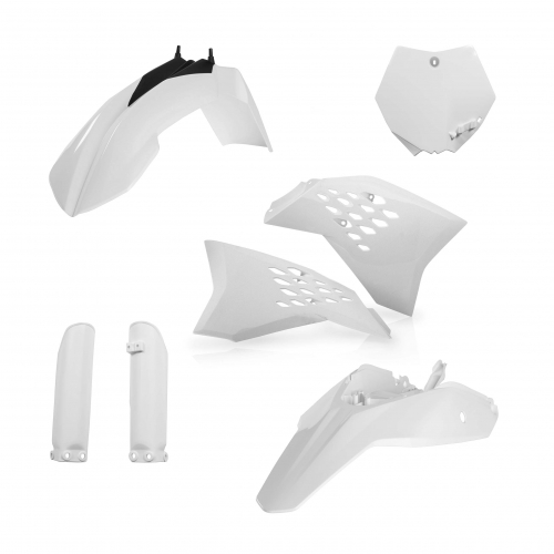 KIT PLÁSTICOS COMPLETO ACERBIS KTM SX 65 2012 - 2015 BRANCO